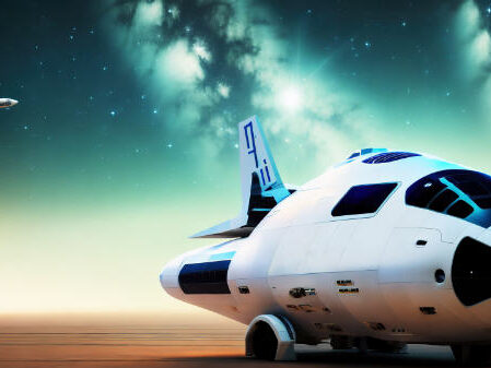 space shuttle art
